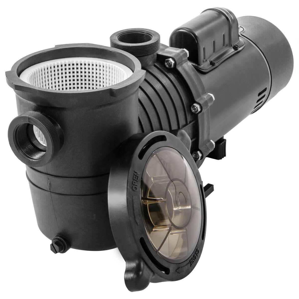dual speed 2hp high-flo inground swimming pool pump energy saving