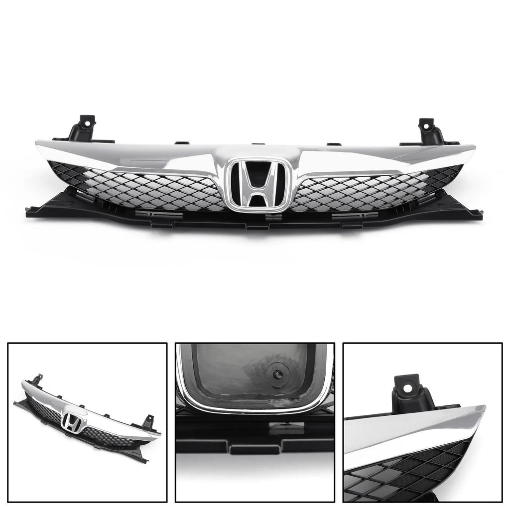 2009-2011 Honda Civic Sedan 4 Door Front Top ABS Grille Grill Replacement Generic