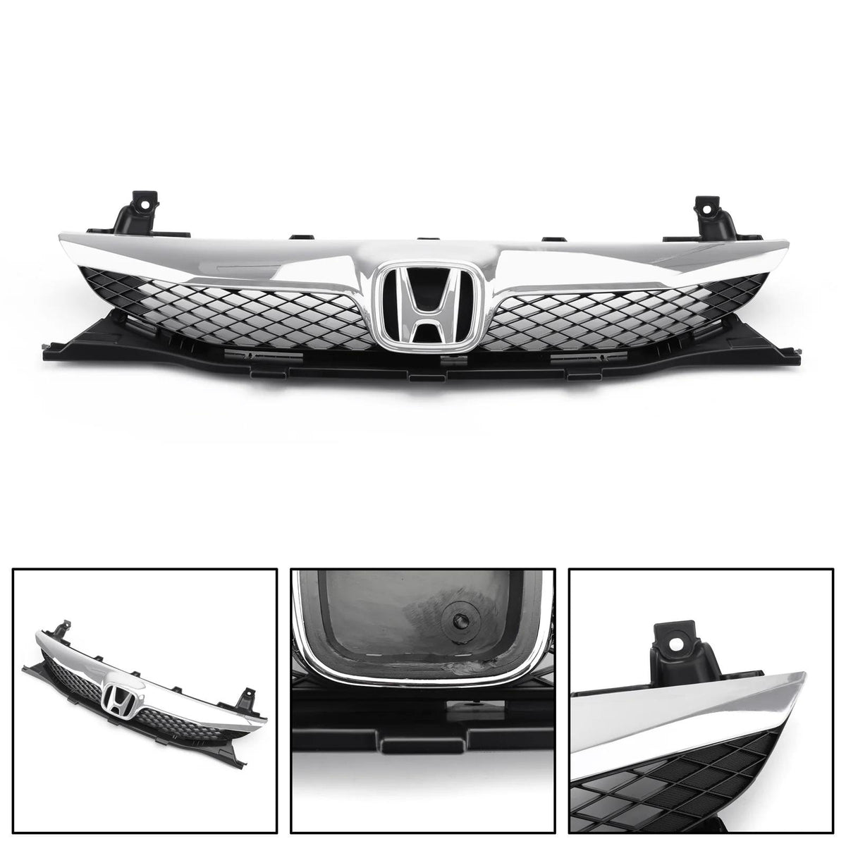 2009-2011 Honda Civic Sedan 4 Door Front Top ABS Grille Grill Replacement Generic
