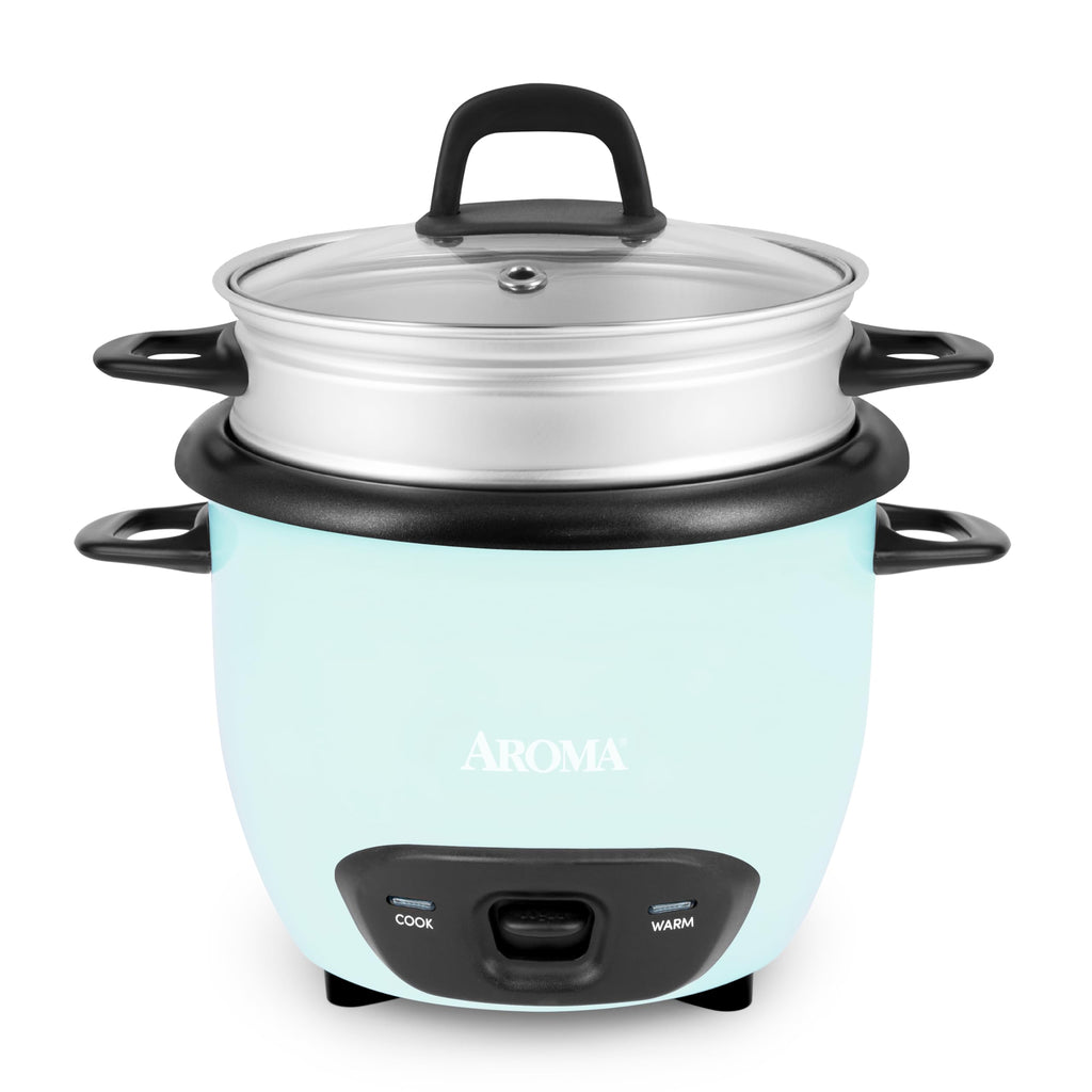 6-Cup (Cooked) / 1.5Qt. Rice & Grain Cooker (ARC-743-1NGBL), Light Blue