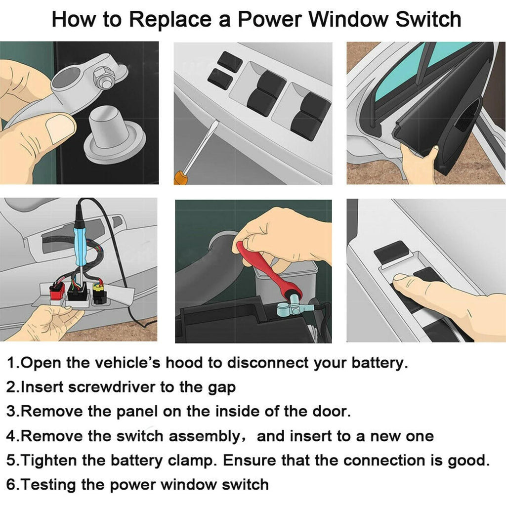 2007-2015 Nissan Navara D40 Electric Power Window Switch Control 25401EB30B Fits Generic