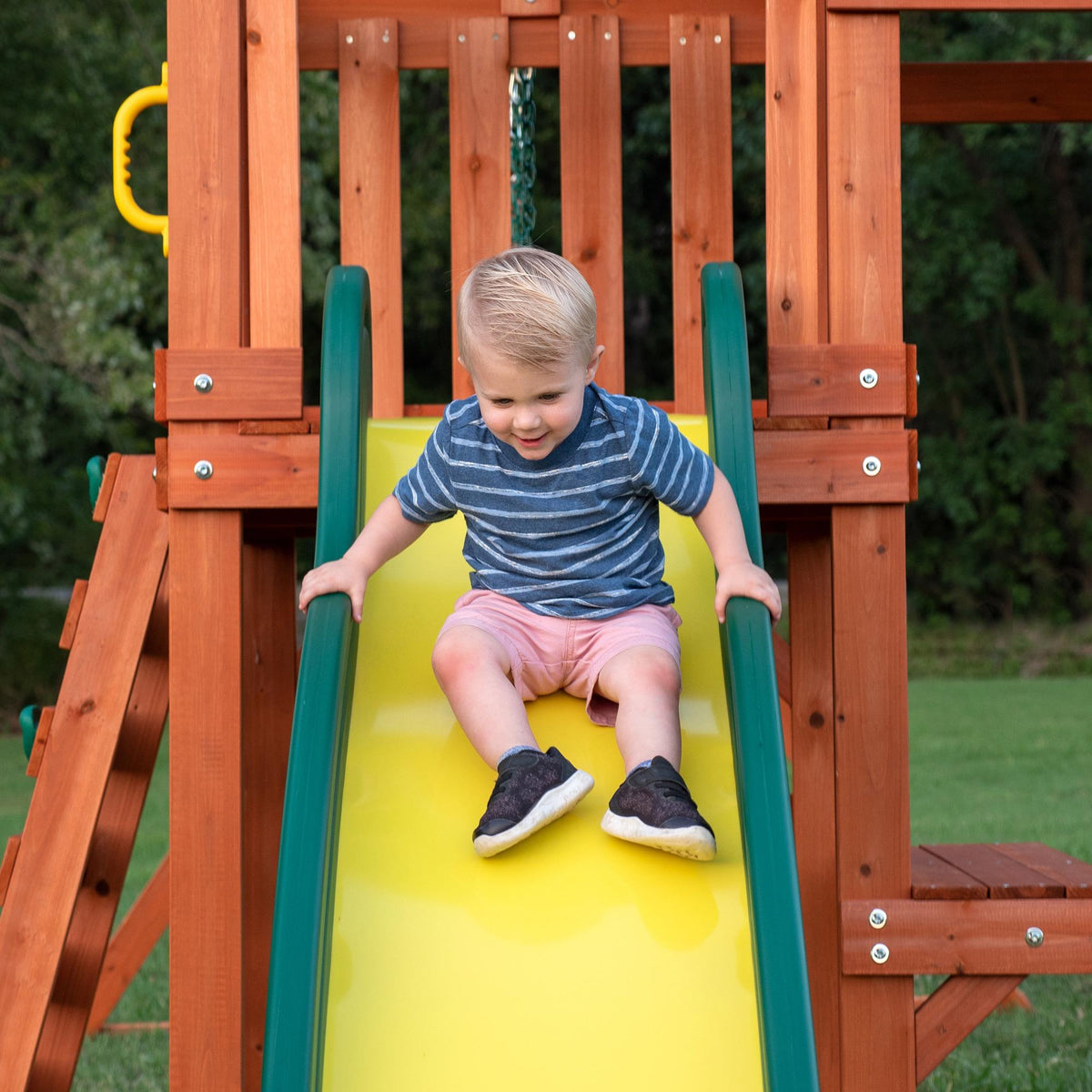 Backyard Discovery Tucson Cedar Wooden Swing Set