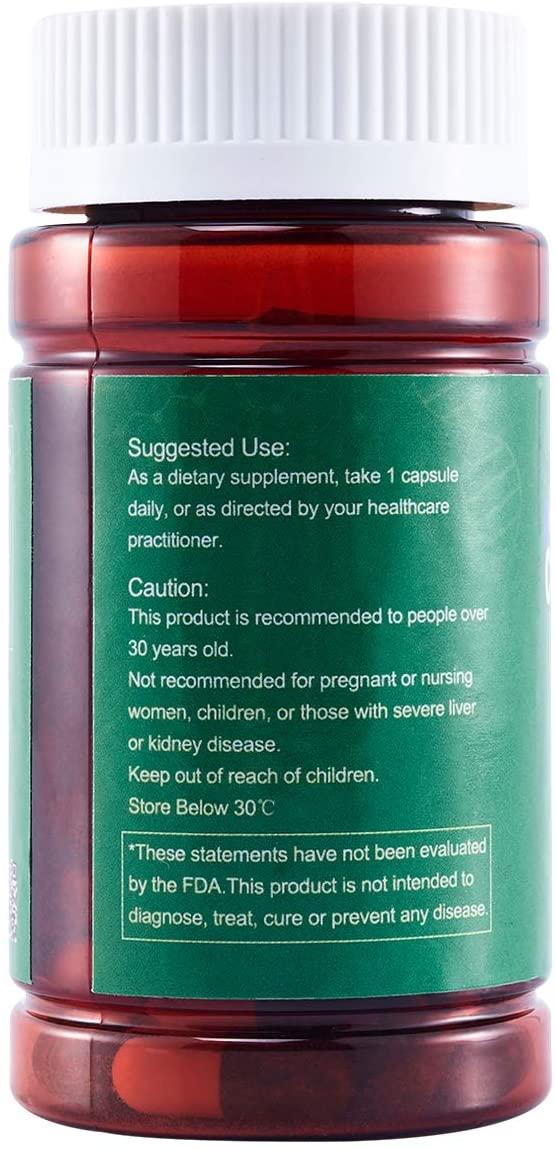 CAW Nano Cycloastragenol 10mg 30 Caps 6 Bottles Anti Aging Telomerase Activation Supplement…