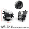 LED Fog Light Kit For 2014-2023 Q50 2015-2023 QX60 QX80 2015 Q70/Q70L/Q70 LH&RH Generic