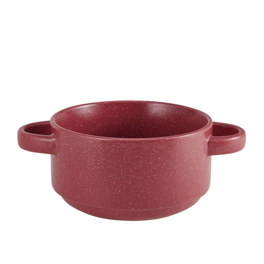 Double Handled Set of 6 Bowls, Assorted