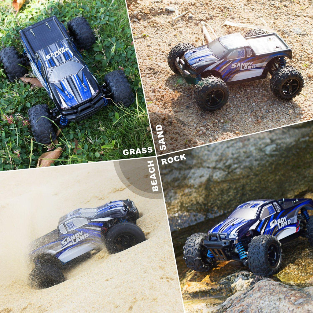 IMDEN Remote Control Car, Terrain RC Cars, Electric Remote Control Off Road Monster Truck, 1:18 Scale 2.4Ghz Radio 4WD Fast 30 M
