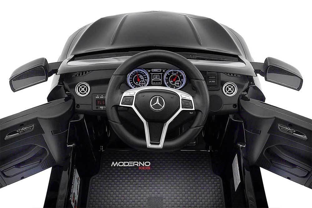 2023 Licensed Mercedes AMG 12V Battery Ride on Toy Car w/ Dining Table, LED Lights, Openable Doors