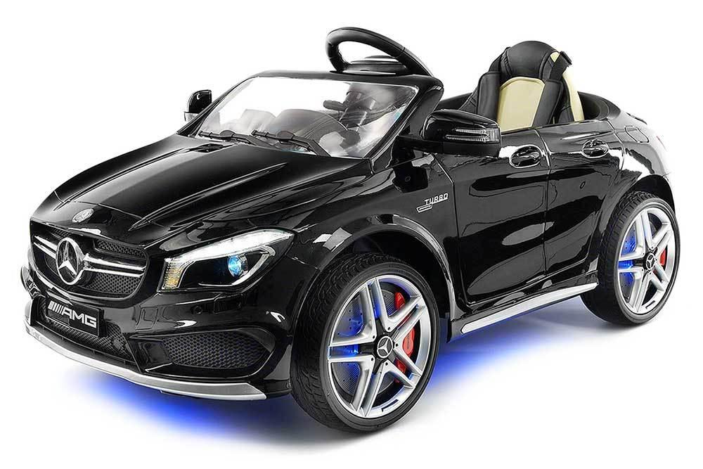 2023 Licensed Mercedes AMG 12V Battery Ride on Toy Car w/ Dining Table, LED Lights, Openable Doors