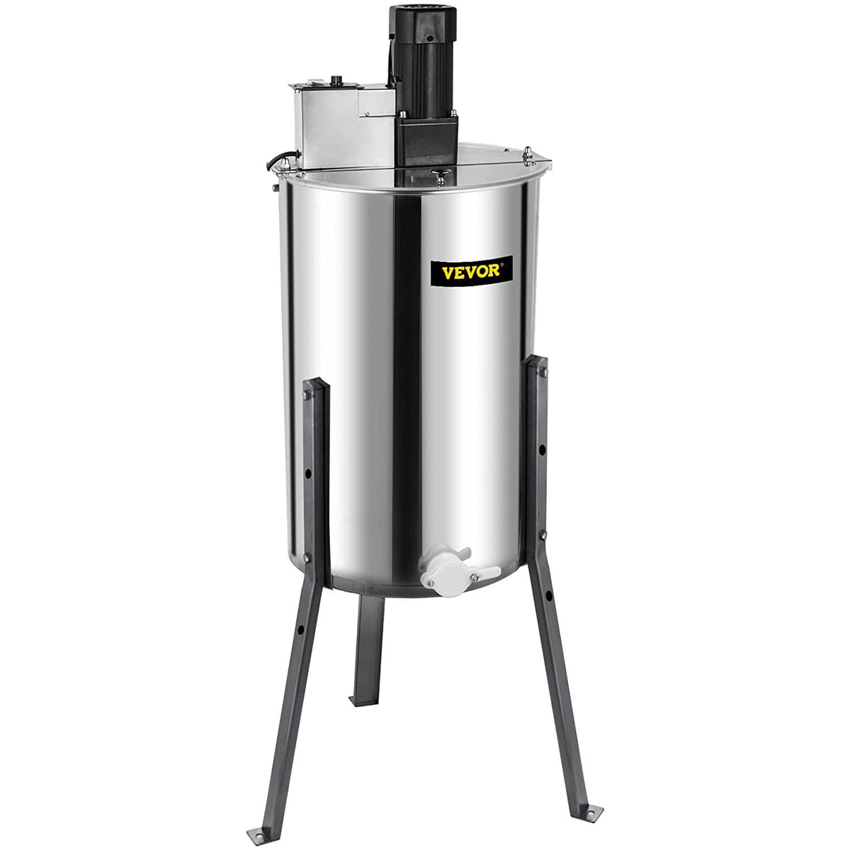 happybuy honey extractor bee honey extractor electric honeycomb spinner 2 two frame stainless steel beekeeping accessory (2 frame electric honey extractor)