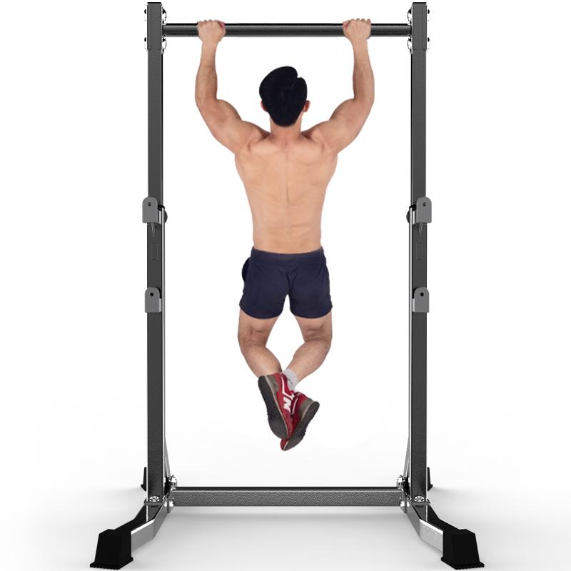 Multi-Function Barbell Rack Dip Stand Height Adjustable Barbell Stand Weight Lifting Rack Gym Family Fitness Squat Rack Weight Lifting Bench Press Dipping Station, Barbell and Bench Not Inclueded
