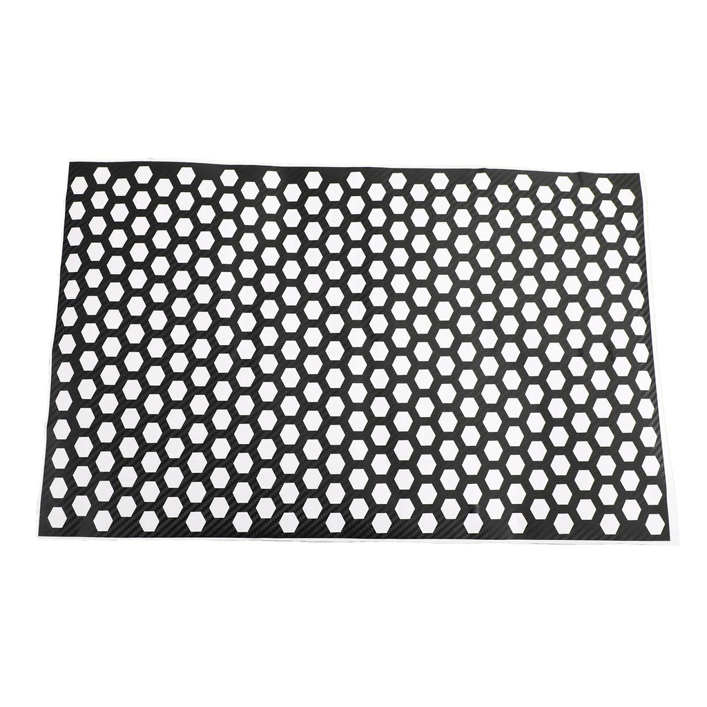 Tail-lamp Decal Accessories Carbon Car Rear Tail Light Cover Honeycomb Sticker Generic