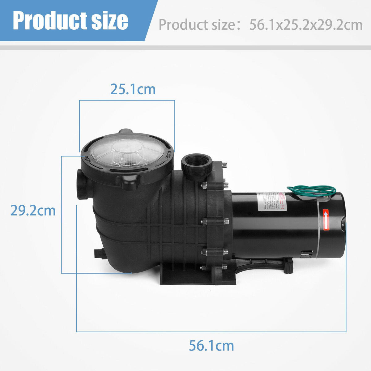 new 2hp 110v inground swimming pool portable pump motor above ground for outdoor