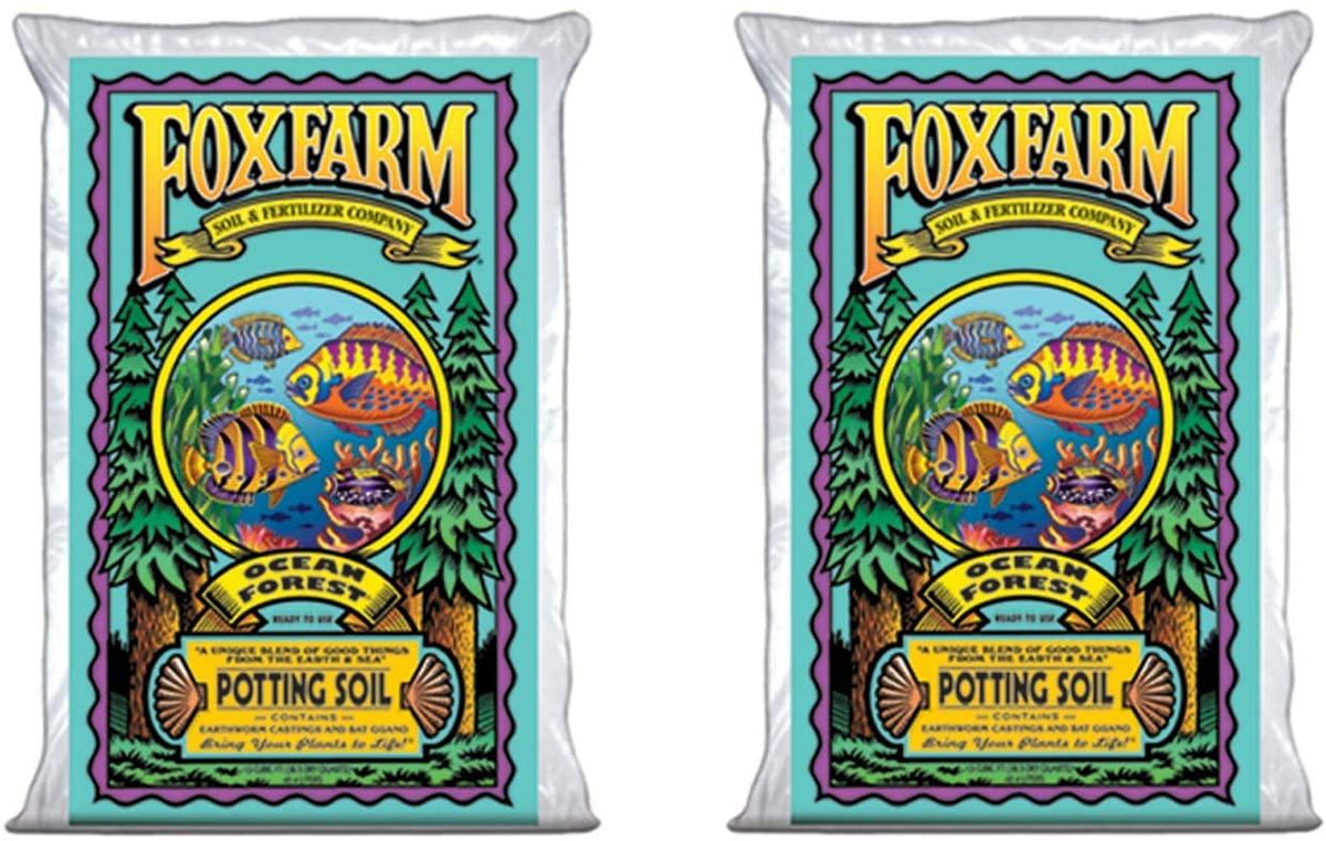 fox farm foxfarmocean2 foxfarm fx14000 1.5 ocean forest garden potting soil bags 6.3-6.8 ph | total 3 cubic ft, brown