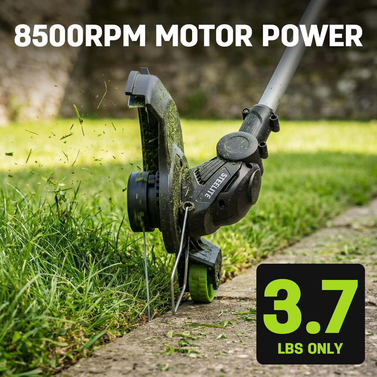 3-in-1 Cordless Lawn Care Kit, Electric Lawn Mower, Trimmer/Edger &amp; Leaf Blower, 21V Brushless, 2 x 4.0Ah Batteries &amp; Dual Chargers for Small Yards