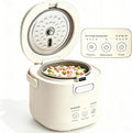 Mini Rice Cooker 2 Cups Uncooked – Compact Small Rice Cooker | with Delay Timer, Non-Stick & Keep Warm for Dorm, Office & On-the-Go