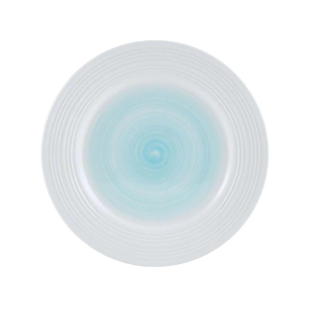 Annie Teal 16 Piece Dinnerware Set, Service for 4