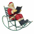 Lifesize Santa Christmas on RocChair Display Feature Exhibition Prop Window
