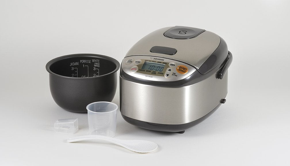 NS-LHC05 Micom Rice Cooker & Warmer,  Dark Brown, 3 Cups Uncooked