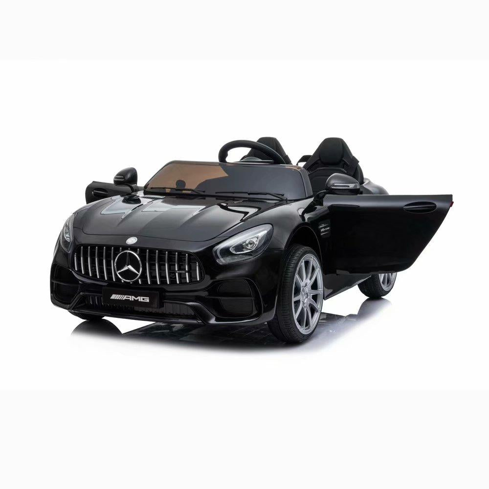 Akoyovwerve Toy Car For Kids To Ride In,BENZ GT LZ-920 12V Electric Cars for Boys and Girls with Remote Control Black