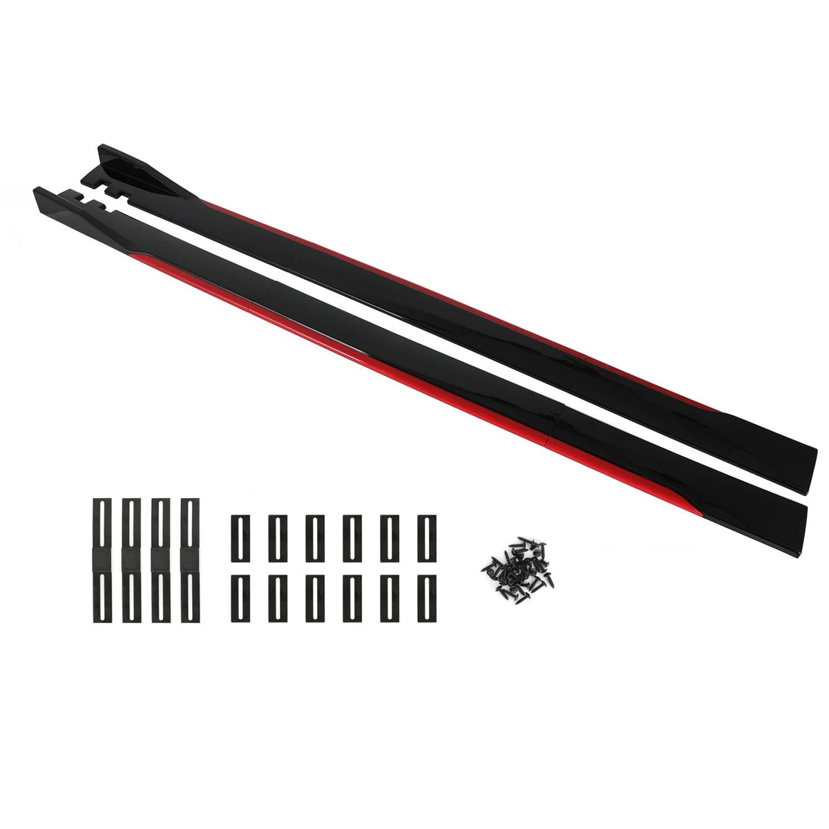 78.7" Universal Side Skirt Extensions Rocker Panel Splitters Lip Polypropylene Fit VW Golf MK5 MK6 MK7 CC Passat Jetta Polo Scirocco Generic