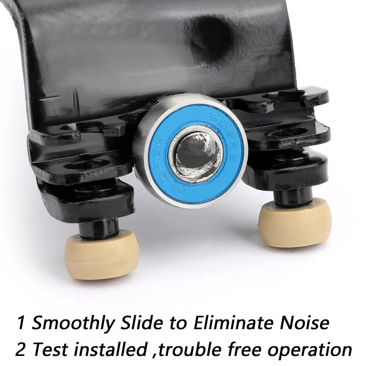 Pair Left + Right Center Mount Sliding Door Rollers For 2005-2010 Honda Odyssey Generic