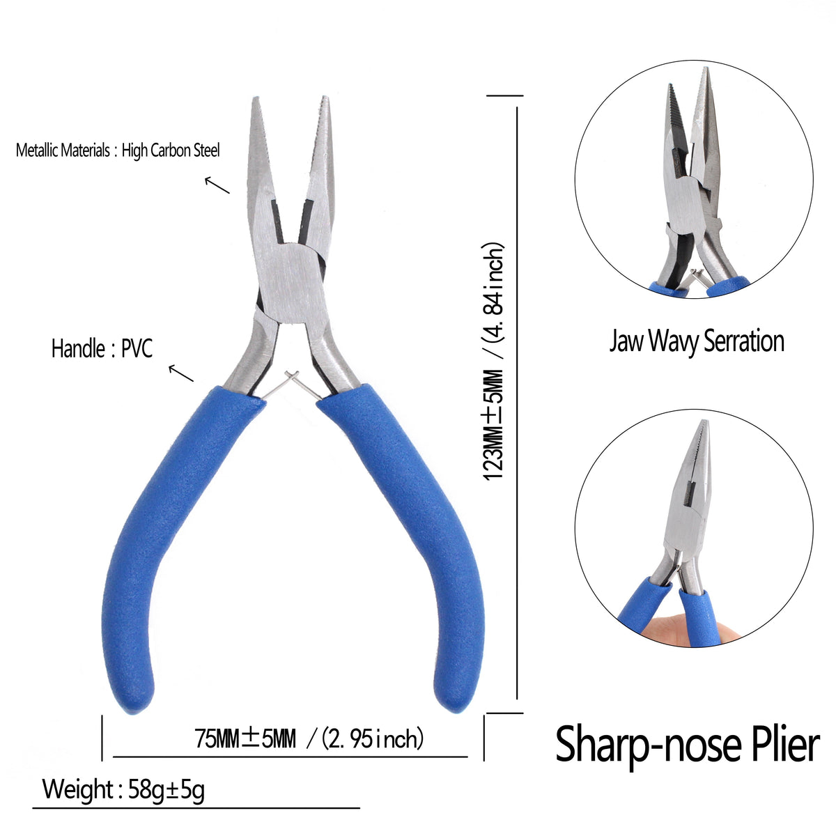 5-inch Industrial Grade Mini Pliers Set - Perfect for DIY Jewelry Repair &  Crafting!