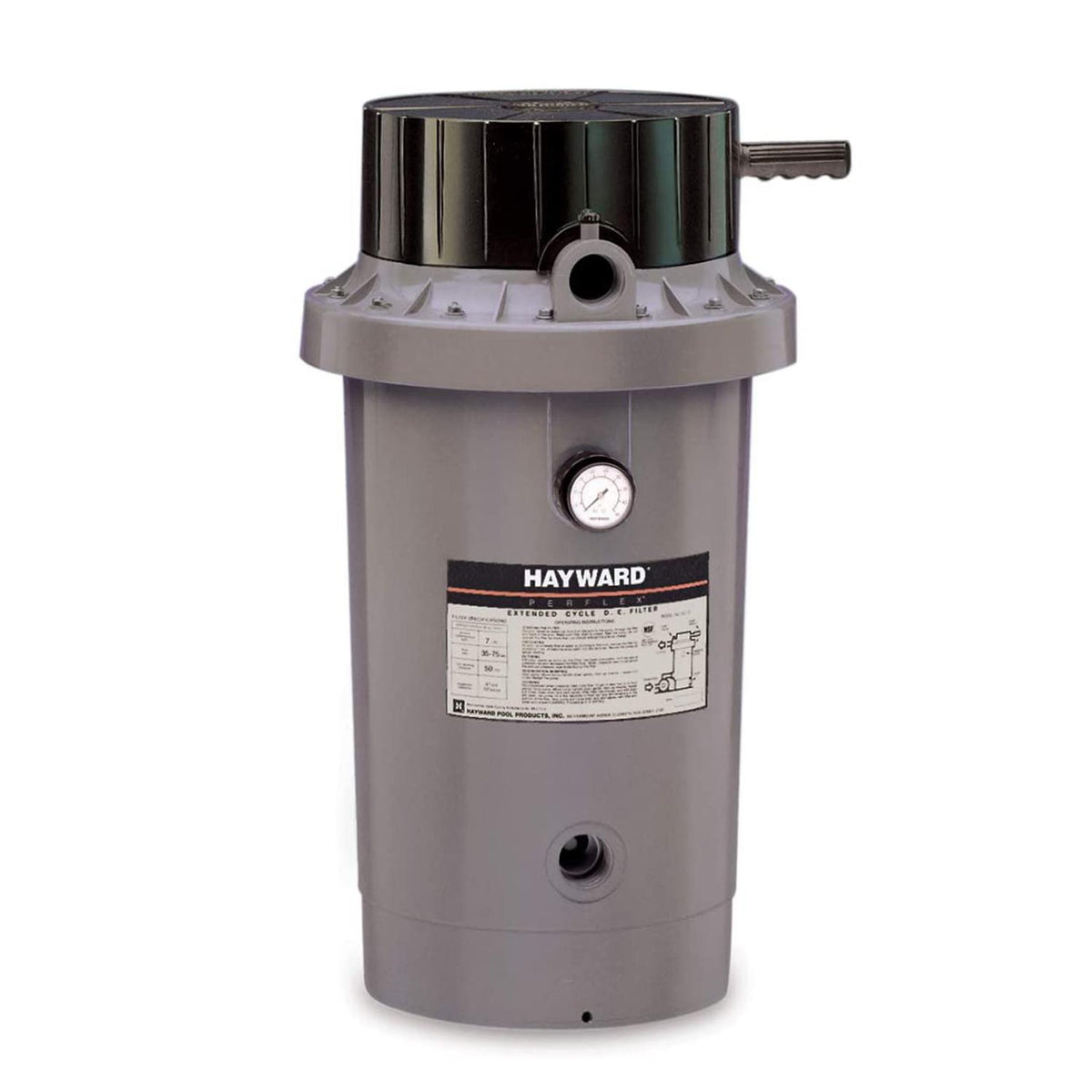 hayward w3ec65a perflex basic modular diatomaceous pool water filter