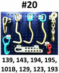 SET#20 AUTO BODY FRAME MACHINE MO Clamp style Sheet Metal Hook TOOLS PLATE CLAMP