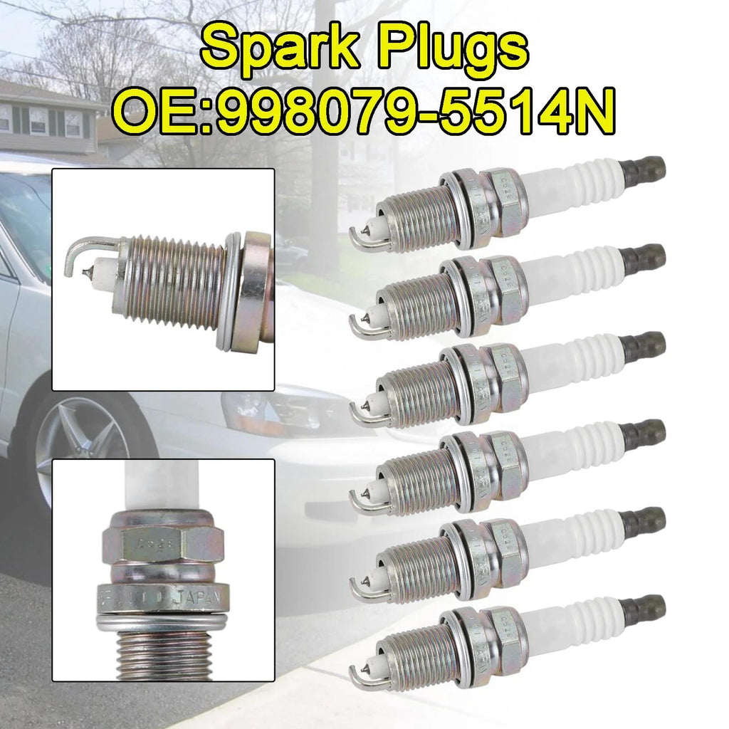 6x 98079-5514N Spark Plugs PZFR5F-11 4363 for Honda Accord Chrysler Generic
