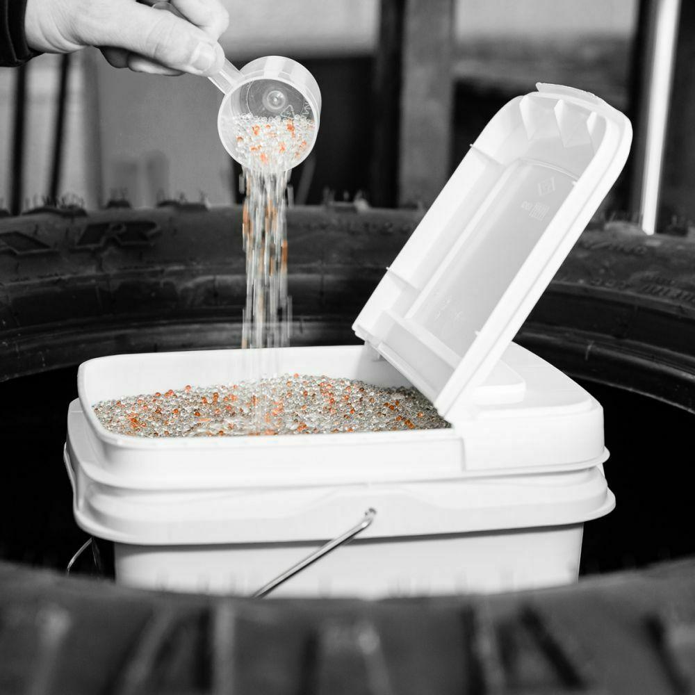 Magnum+ Tire Balancing Beads Bulk Tub 17.6 lb. with Scoop, TPMS Compatible
