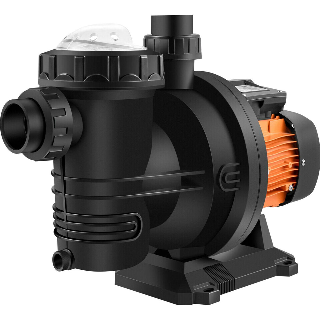 vevor 48v solar powered pool pump 500w 75gpm 49ft water pump w/ mppt controller