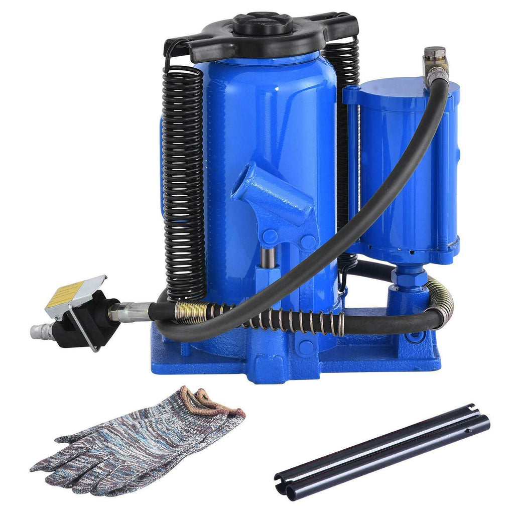 Air Hydraulic Bottle Jack Manual 44092lb 20 Ton Heavy Duty Auto Truck RV RepairB