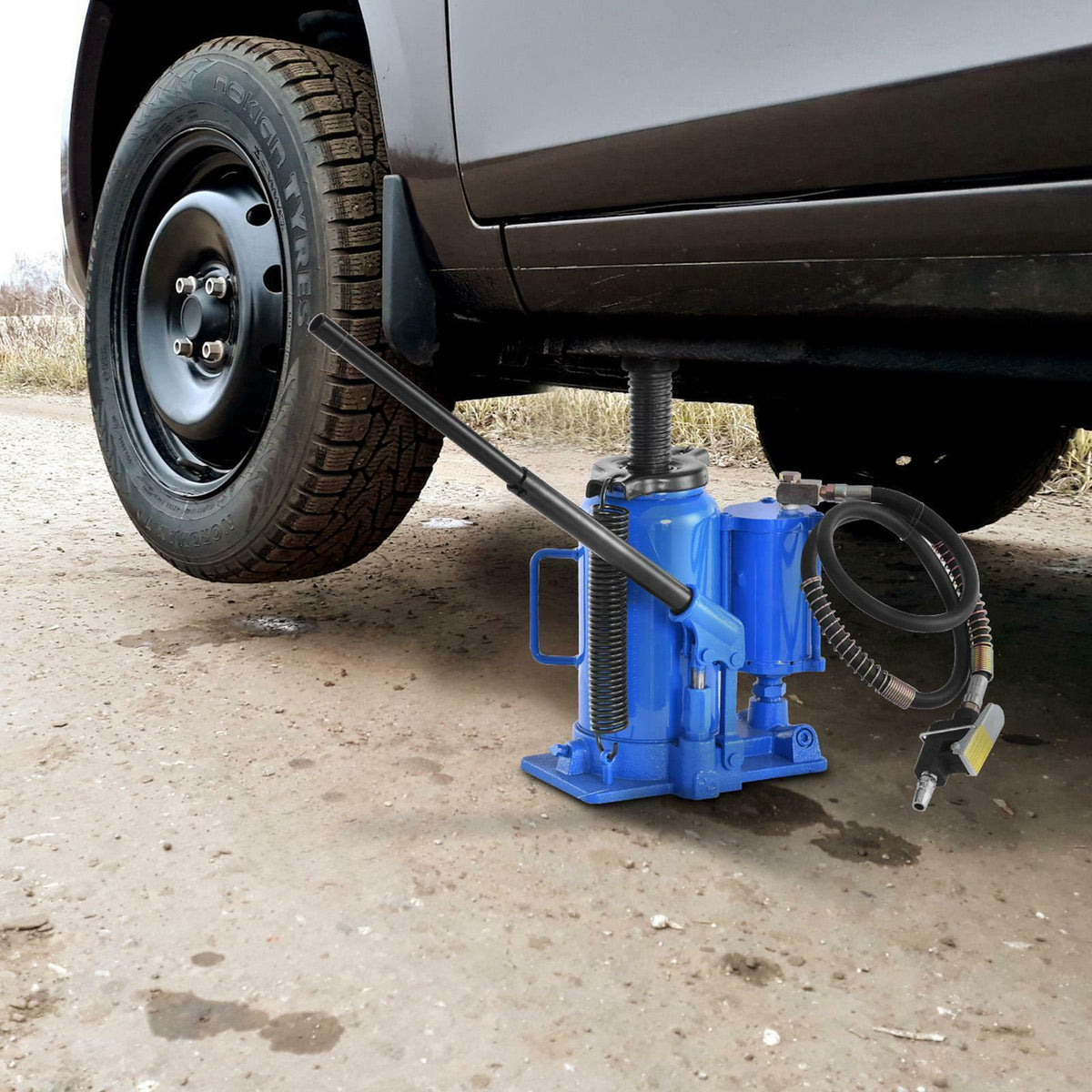 Air Hydraulic Bottle Jack Manual 44092lb 20 Ton Heavy Duty Auto Truck RV RepairB