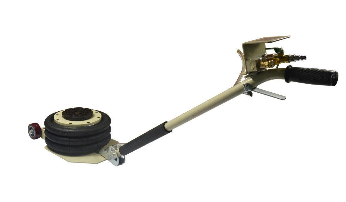 USED 6600lbs Triple bag air jack 3T Air Bag Folding rod Automobile Repair Lifter
