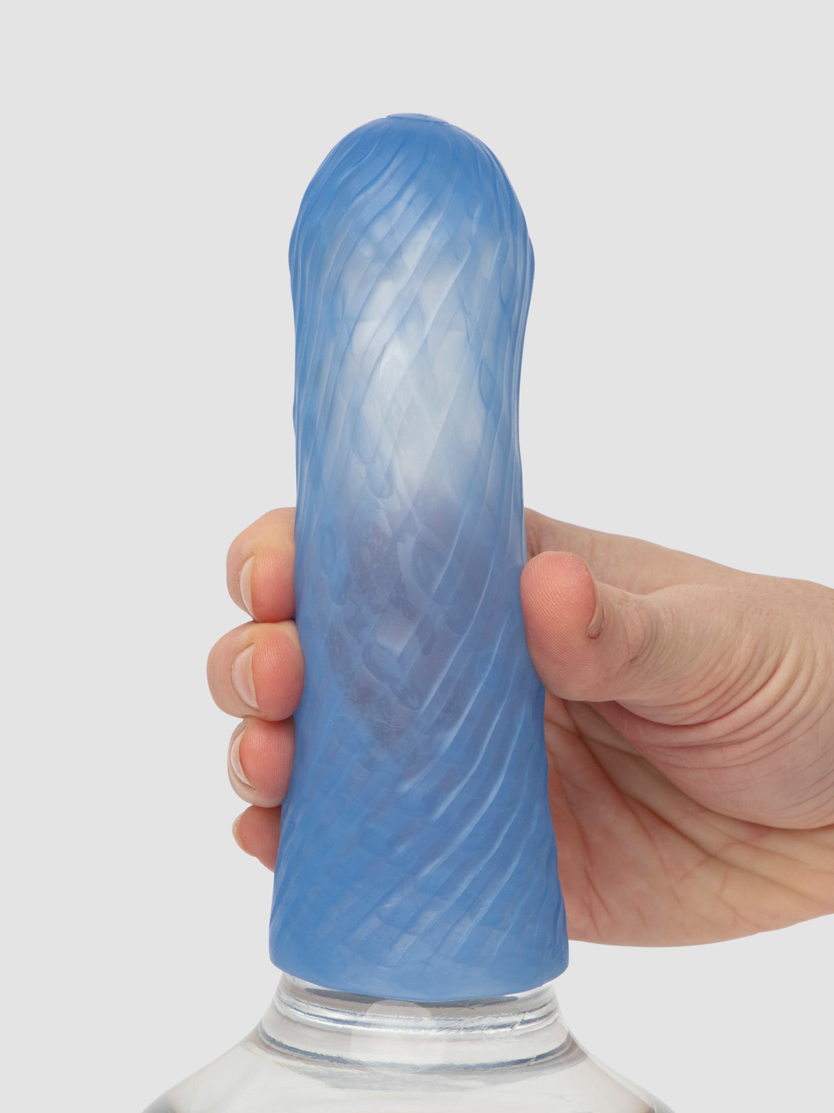 Arcwave Ghost Silicone Reusable Reversible Textured Male Stroker, Blue | Blue