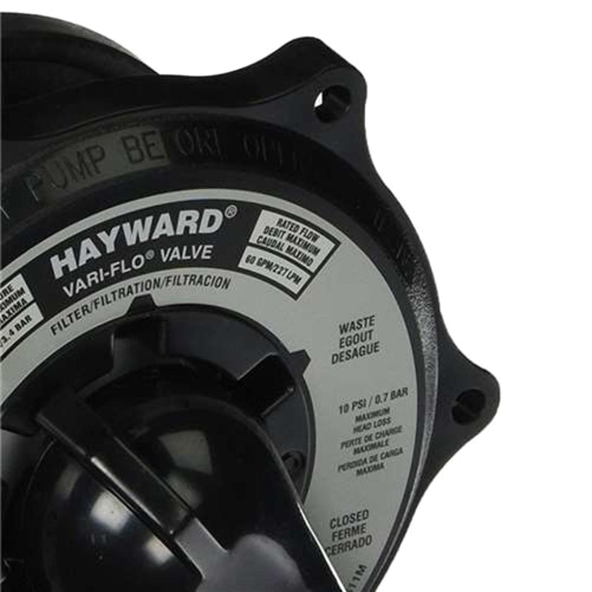 Hayward 1-1/2" Key Cover and Handle Assembly Replacement for Multiport Valves