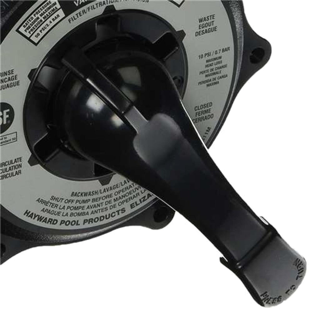 Hayward 1-1/2" Key Cover and Handle Assembly Replacement for Multiport Valves