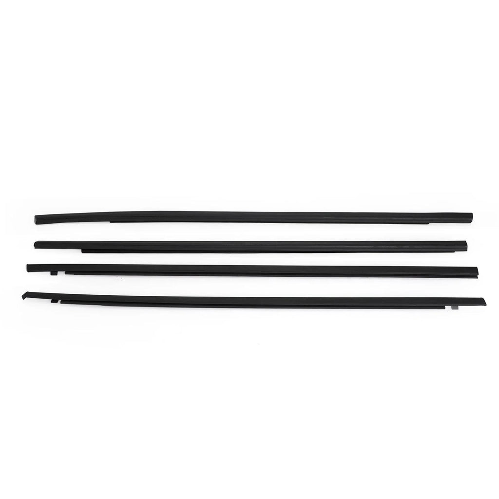 Honda Civic 2016-2023 4PCS Weatherstrip Window Moulding Trim Seal Belt Generic