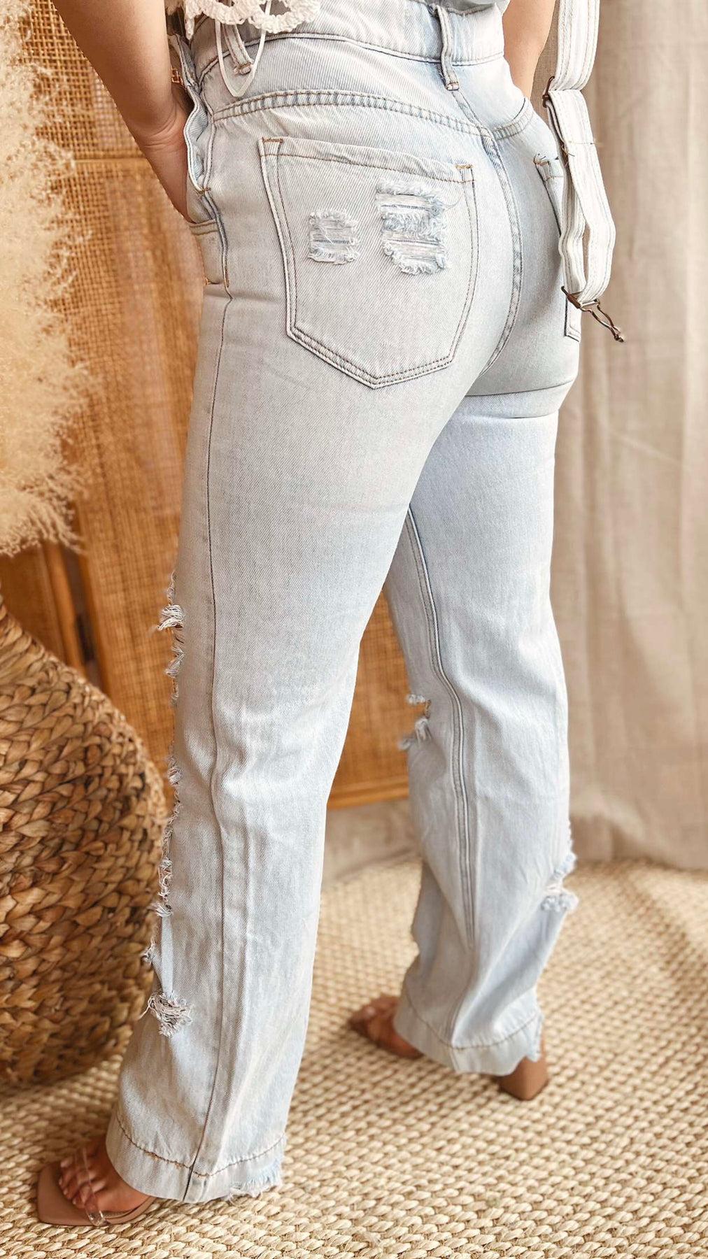 The Malibu Wide Leg Overall Pants