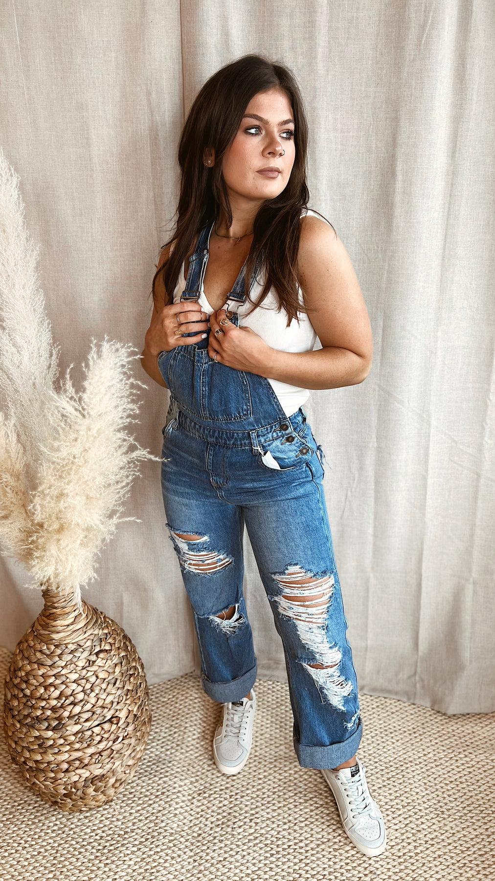 The Malibu Wide Leg Overall Pants