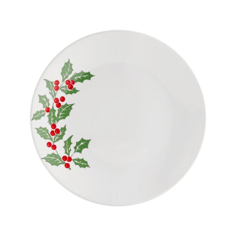 Holly Cheer 16 Piece Dinnerware Set, Service for 4