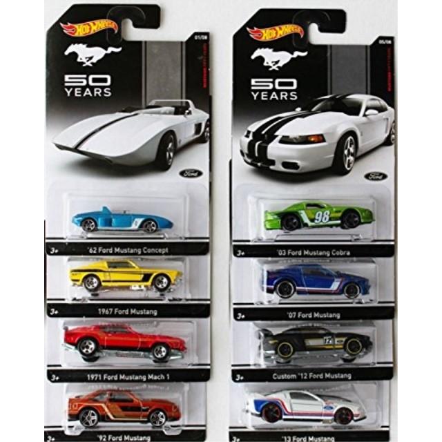 Hot Wheels Mustang 50 years set of 8