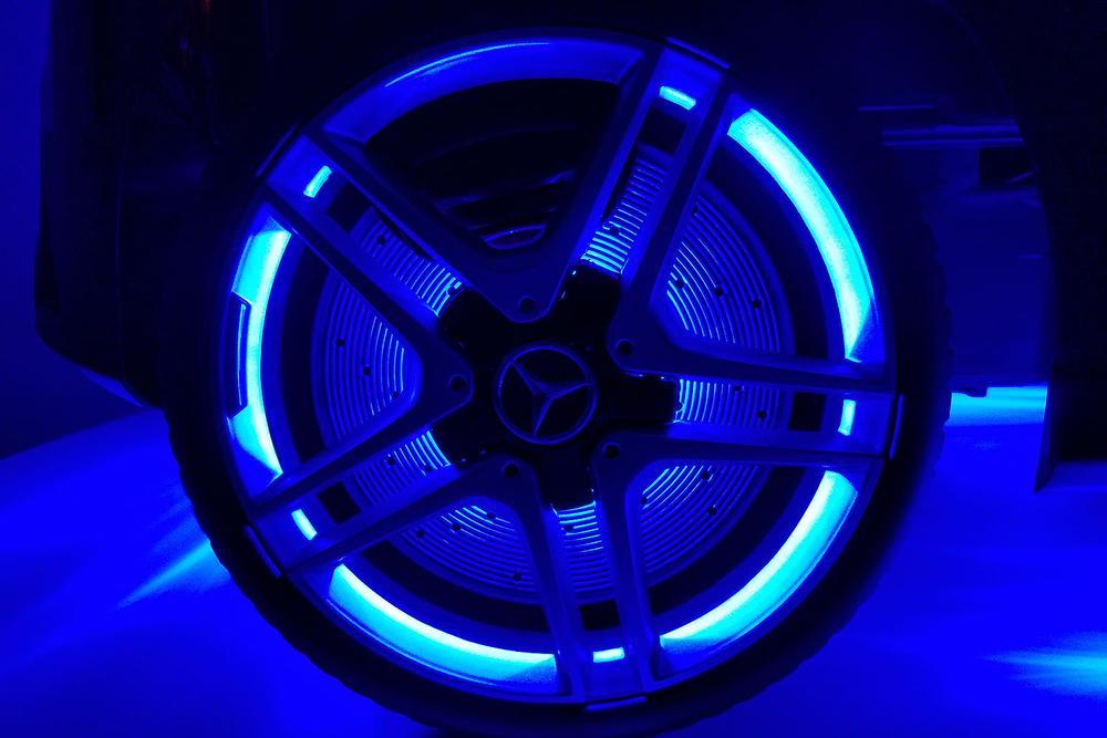 CARZ4KIDS MERCEDES CLA45 AMG 12V ELECTTRIC KIDS RIDE ON TOY CAR BATTERY POWERED LED WHEELS PARENTAL REMOTE | GRAY METALLIC