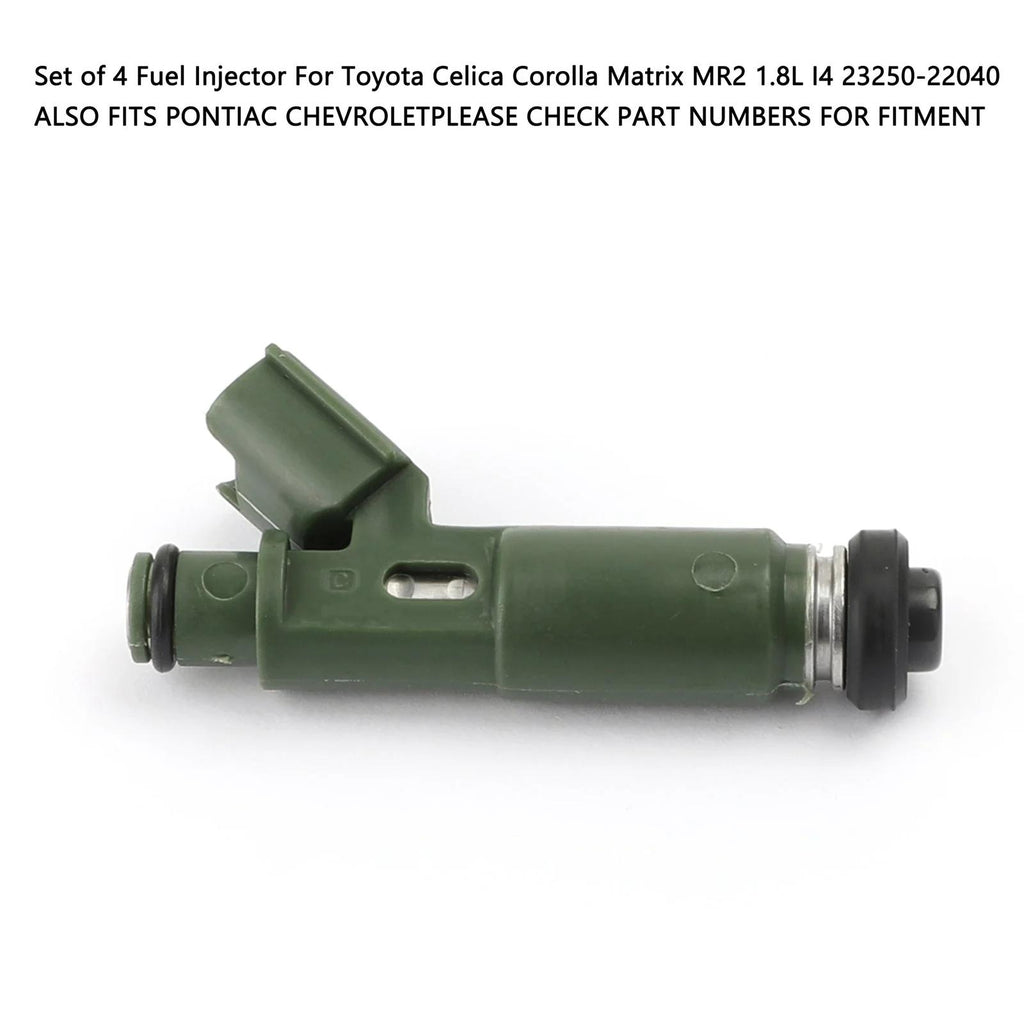 2003/2005/2006 TOYOTA MATRIX 1.8L L4 4PCS Fuel Injector 2320922040 232500D04 Generic