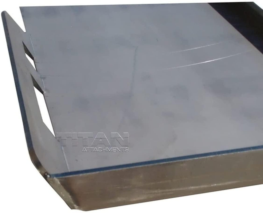 titan attachments 1/2" thick heavy duty quick tach skid steer style mount plate
