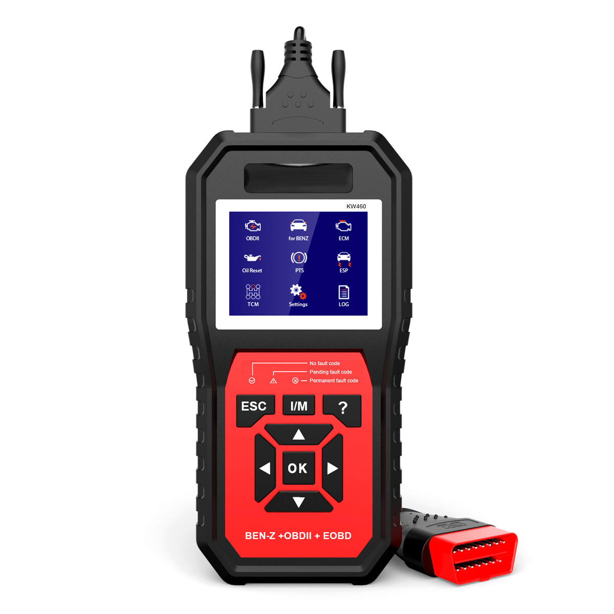 KONNWEI Car Obd2 Scanner For Mercedes-Benz, ABS Airbag Oil ABS EPB DPF SRS TPMS Reset Full Systems Diagnostic Tool EOBD Inspection Tester Tools