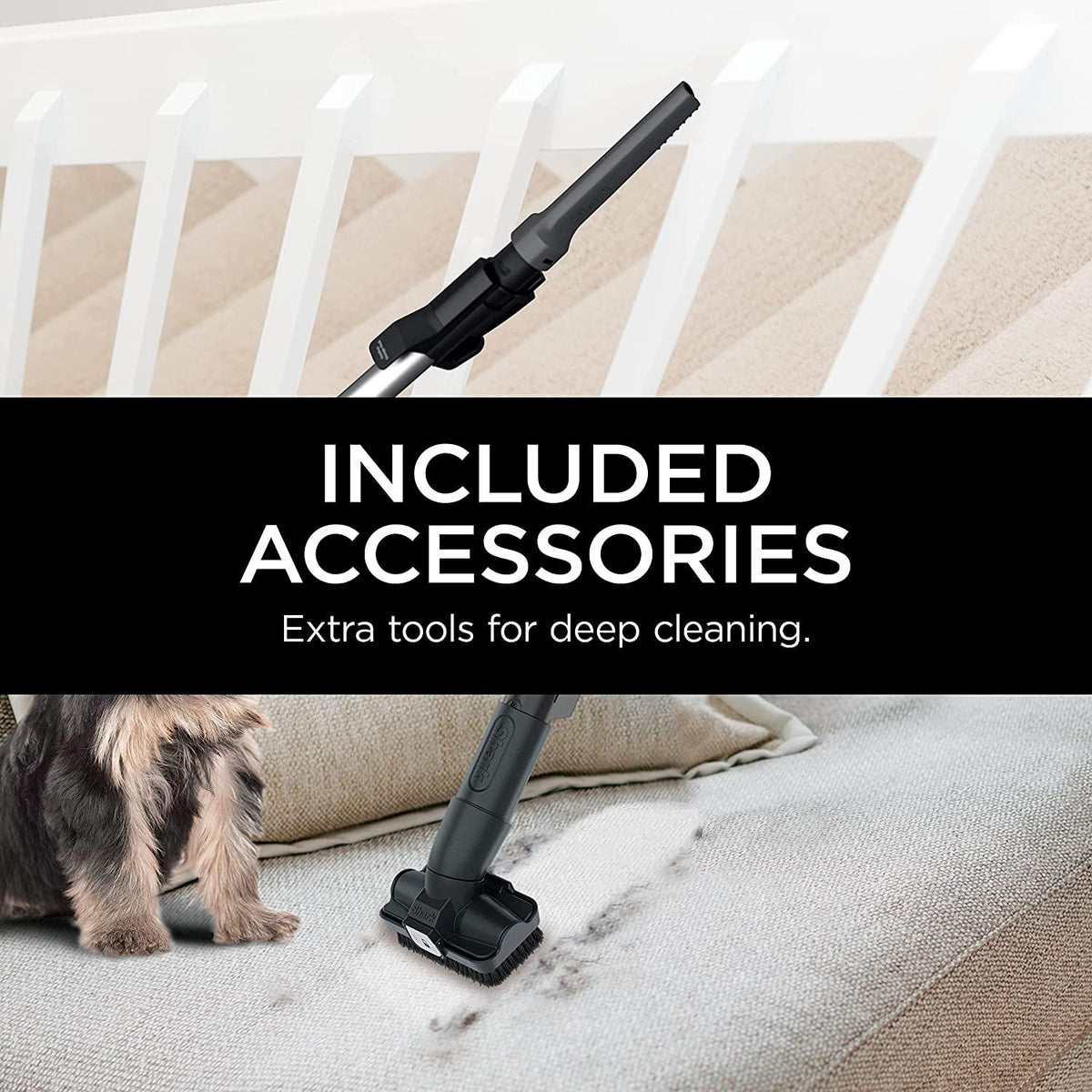 Shark HS152AMZ UltraLight Pet Plus Corded Stick Vacuum, with Swivel Steering, LED Headlights, Removable Dust Cup, Precision Hand Vacuum, and 2 Pet Tools, for all Floors, Lavender
