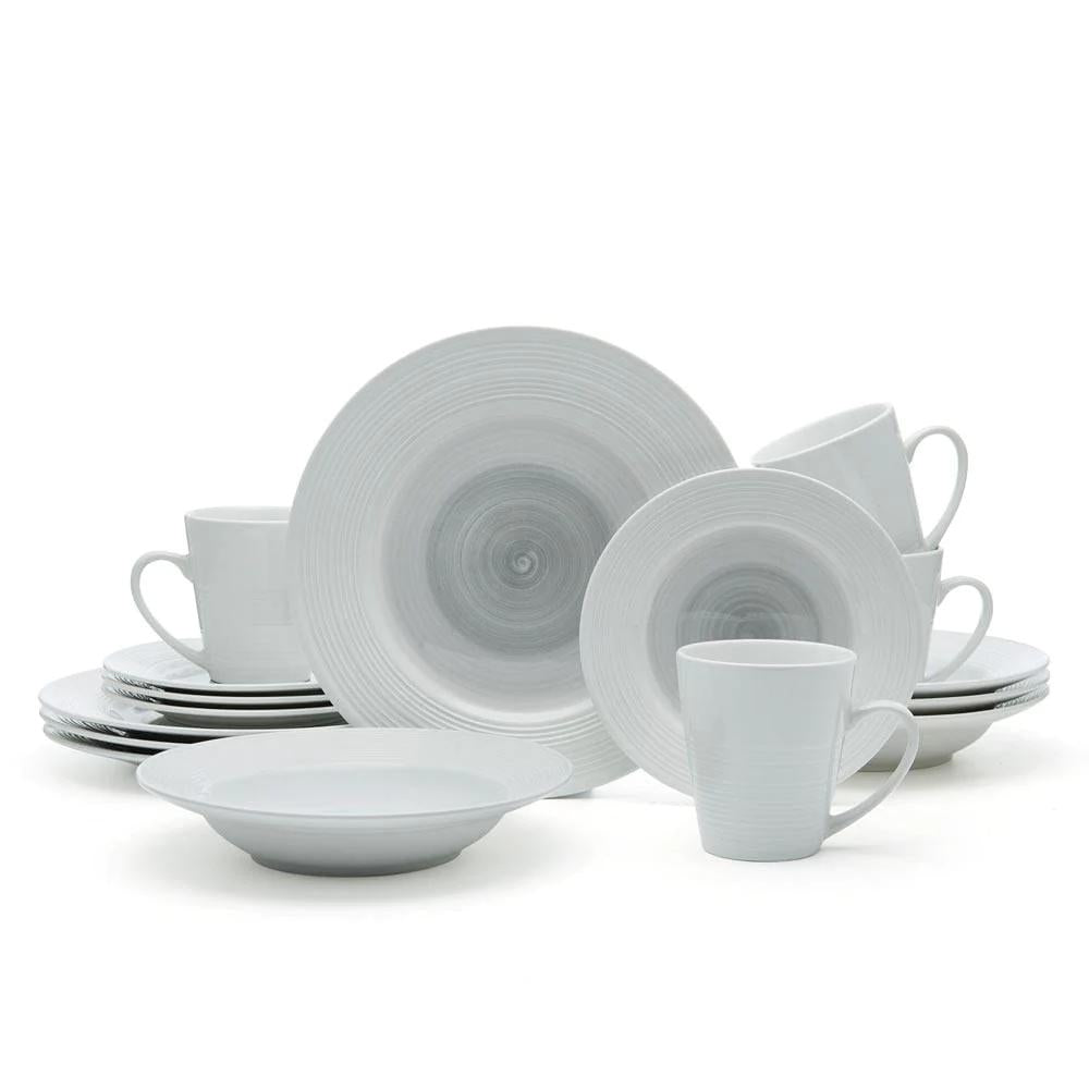Annie Gray 16 Piece Dinnerware Set, Service for 4