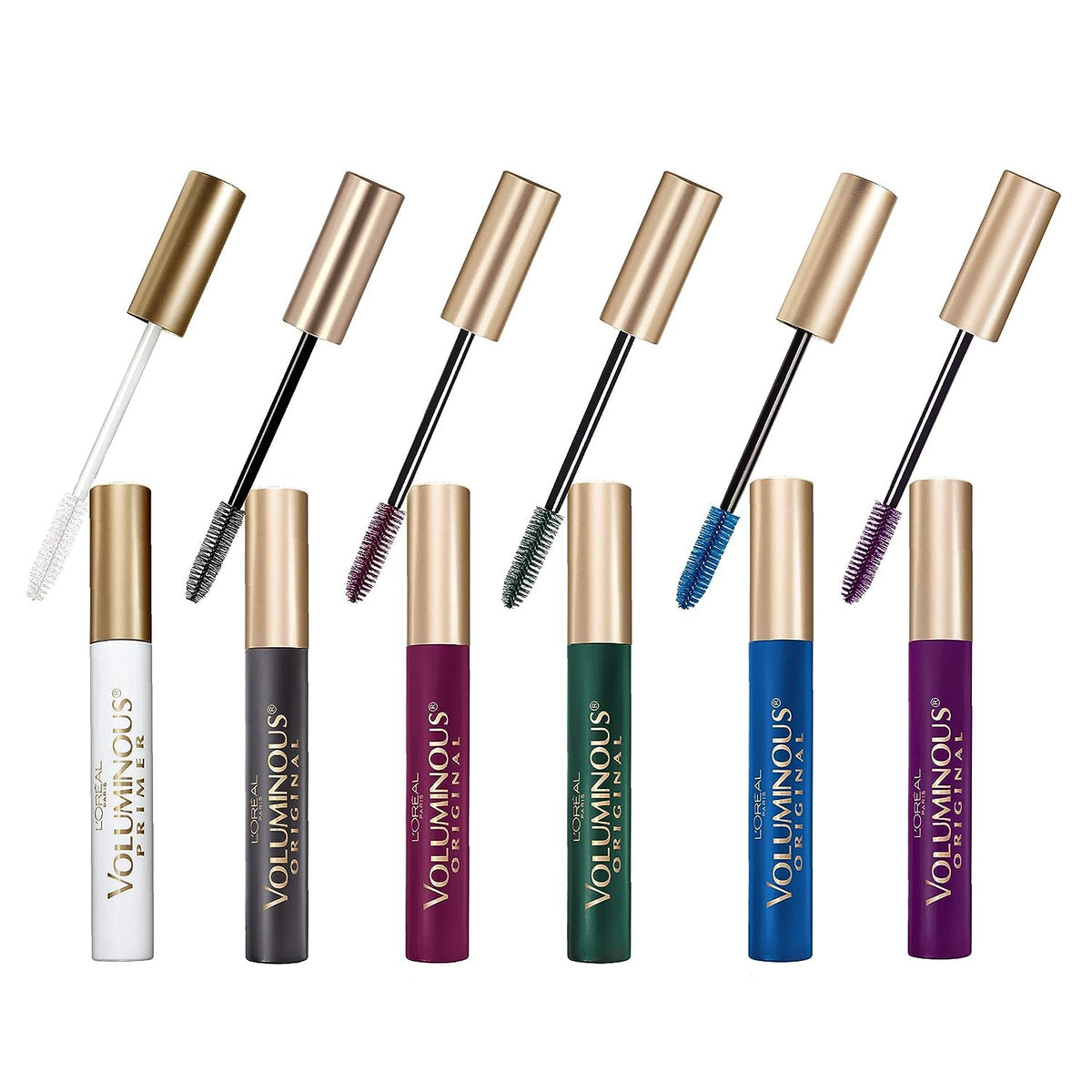 L'Oreal Paris Voluminous Original Waterproof Mascara, Black, 2 count
