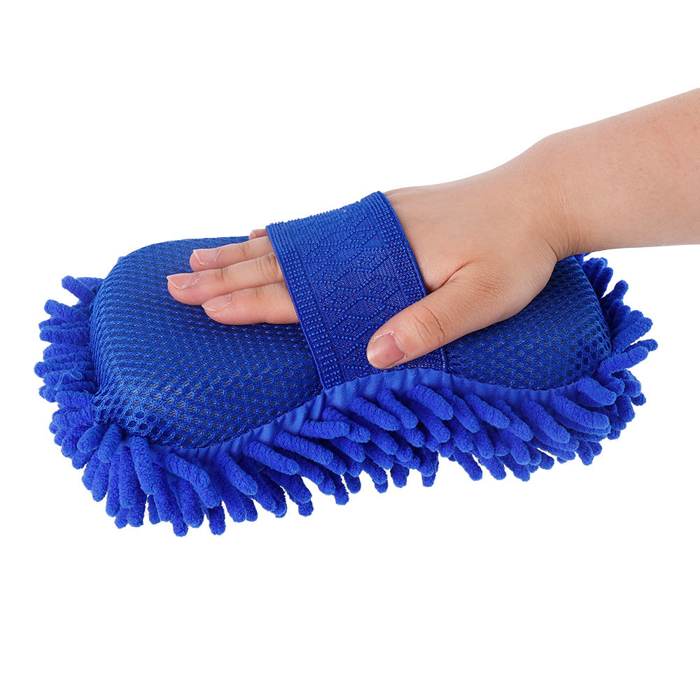 Car Motorcycle Washing SponBrush Soft Chenille Microfiber For Car Body Cleaning Water Absorbtion SponBrushes Detailing Washer